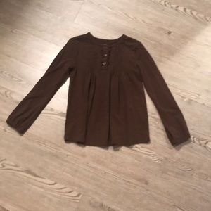 🔥🔥Brown long sleeved little girls shirt